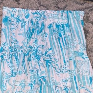 Strapless Lilly Pulitzer top